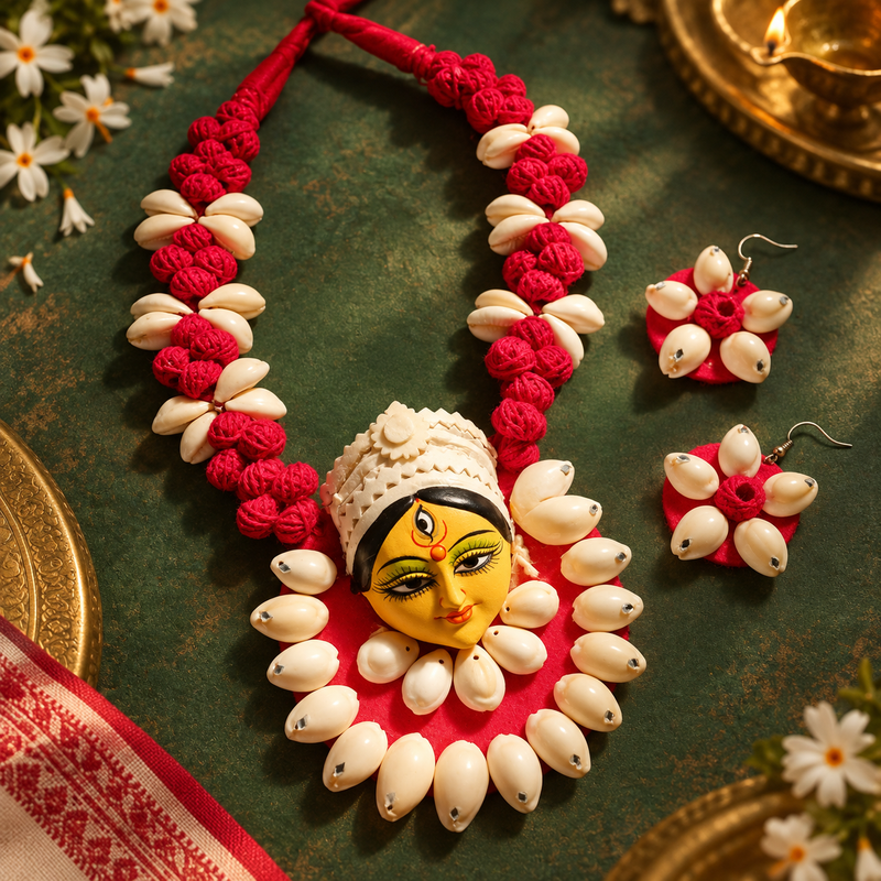 Durga puja special necklace set