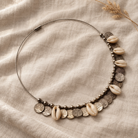 Sea Shell and Coin Necklace
