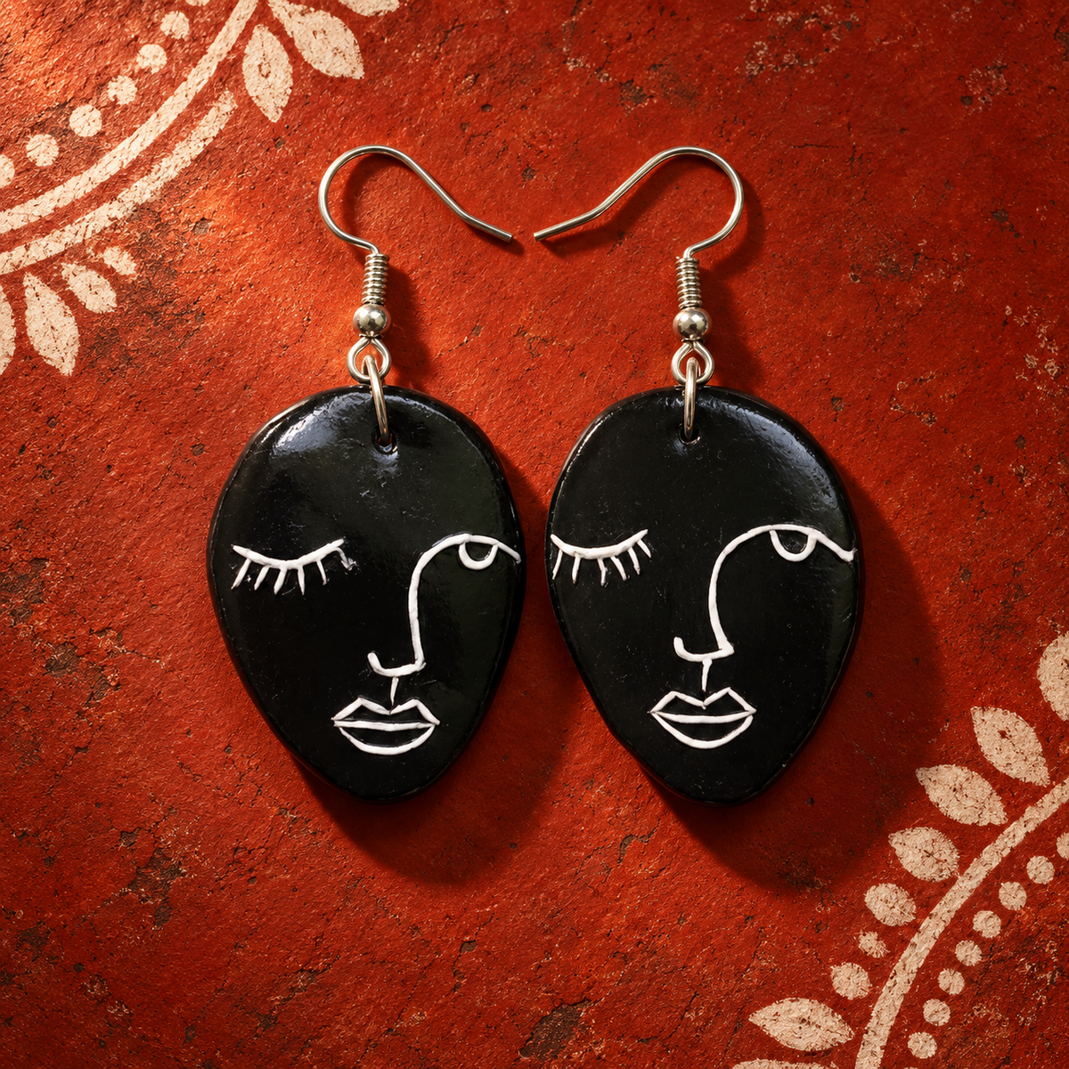 Nirbak Face Earrings