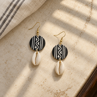 Black And White Long Jewellery Set