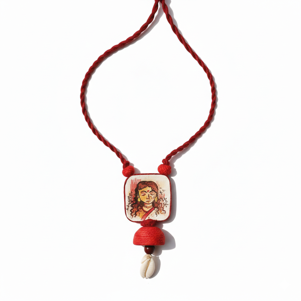 Hand-painted Jewellery Set