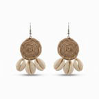 Handcrafted Jute & Cowrie Shell Jewelry Set