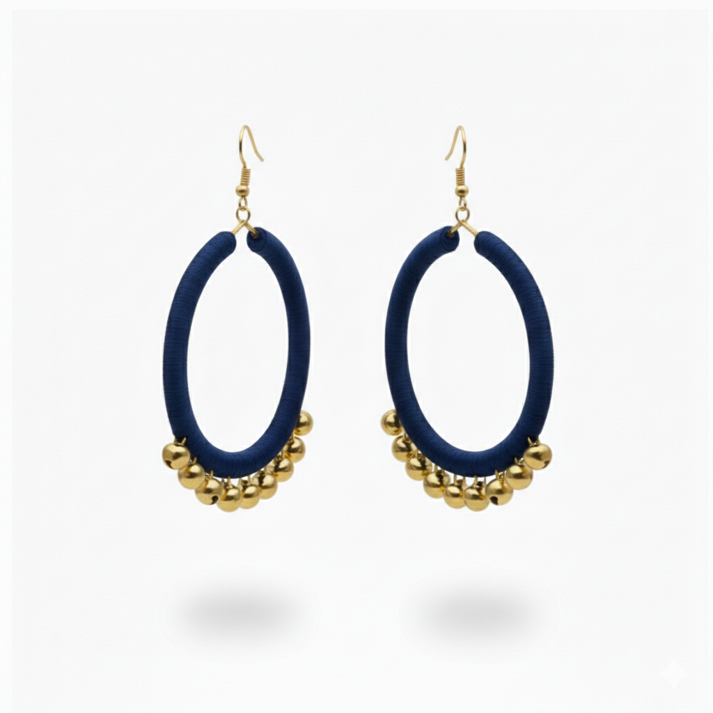 Beautiful Ghungroo Hoops