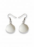 Oceanic Elegance Scalloped Pearl Drops