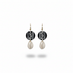 Black And White Long Jewellery Set
