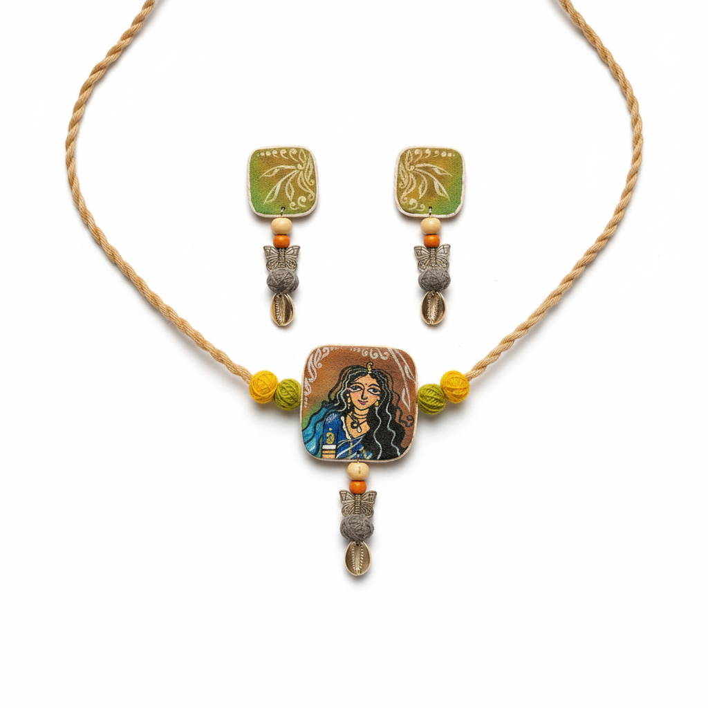 The Hand-Painted Jewellery Set