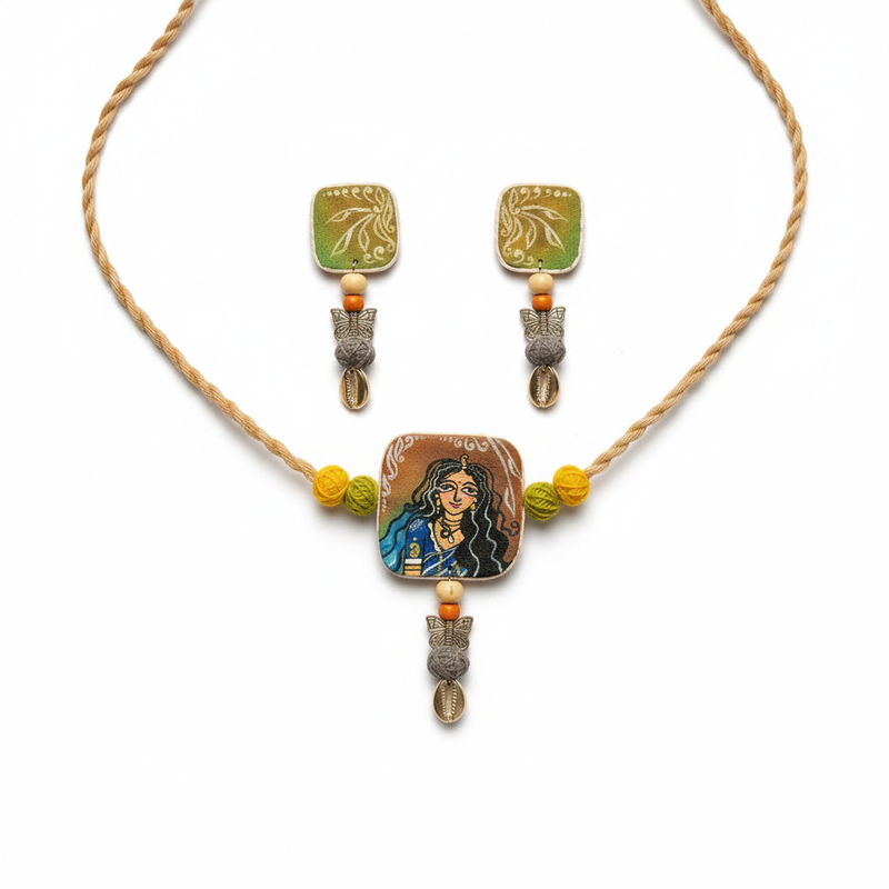 The Hand-Painted Jewellery Set