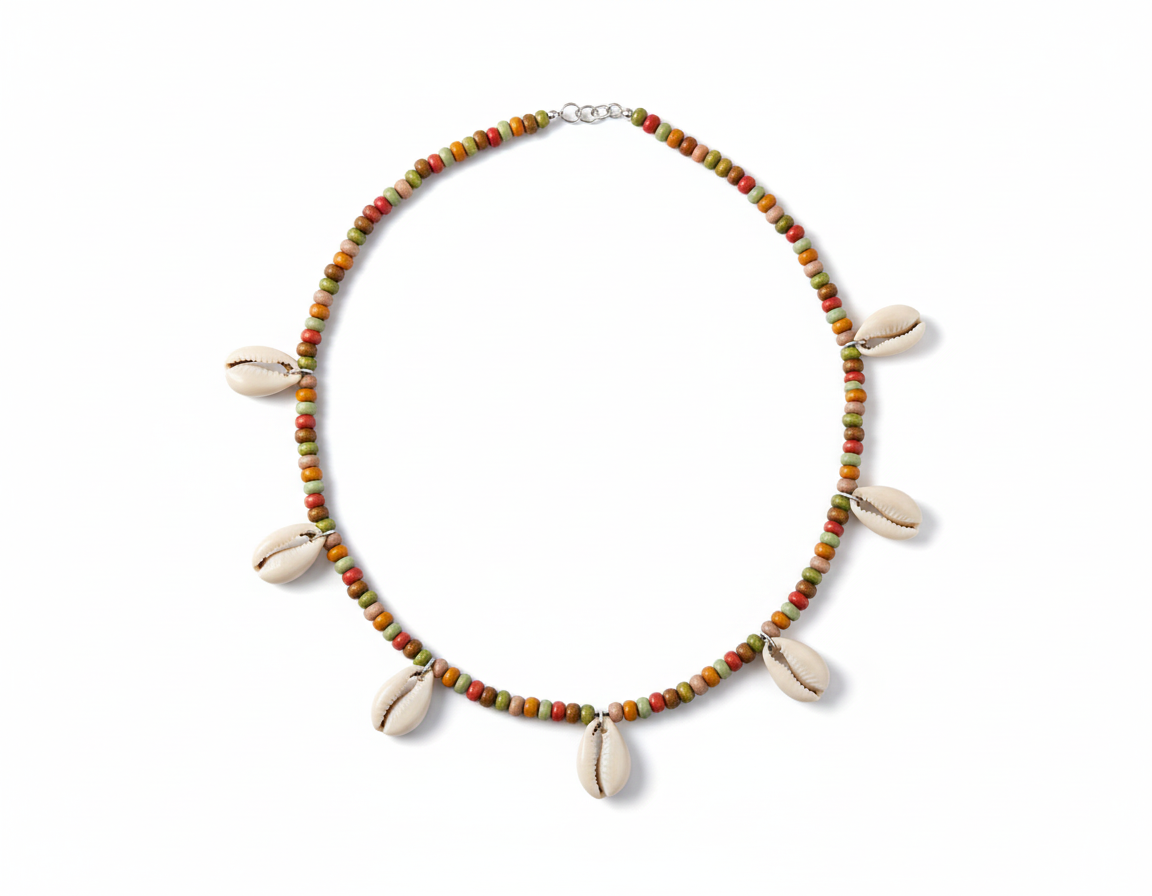 Rangoli Shell Necklace