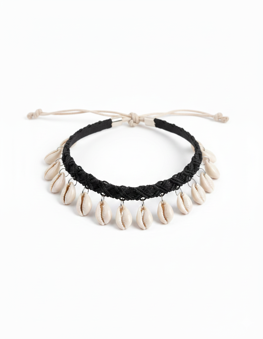 Shadow Tide Macramé Choker