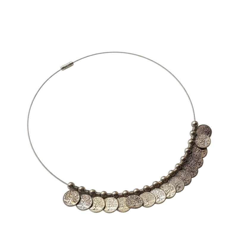 Silver Coin Necklace