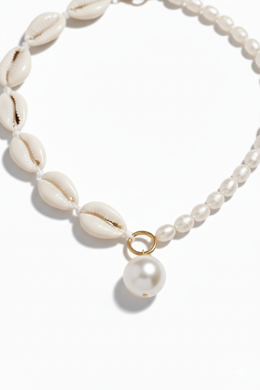Pearl & Shell Fusion Necklace