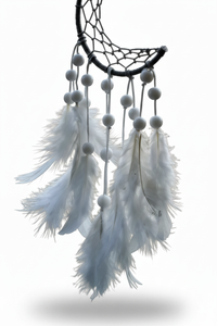 Half moon dreamcatcher (6 inch diameter)